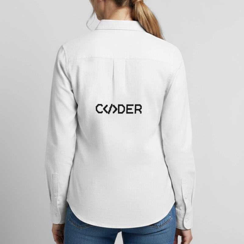 Coder Frauen Oxford Hemd