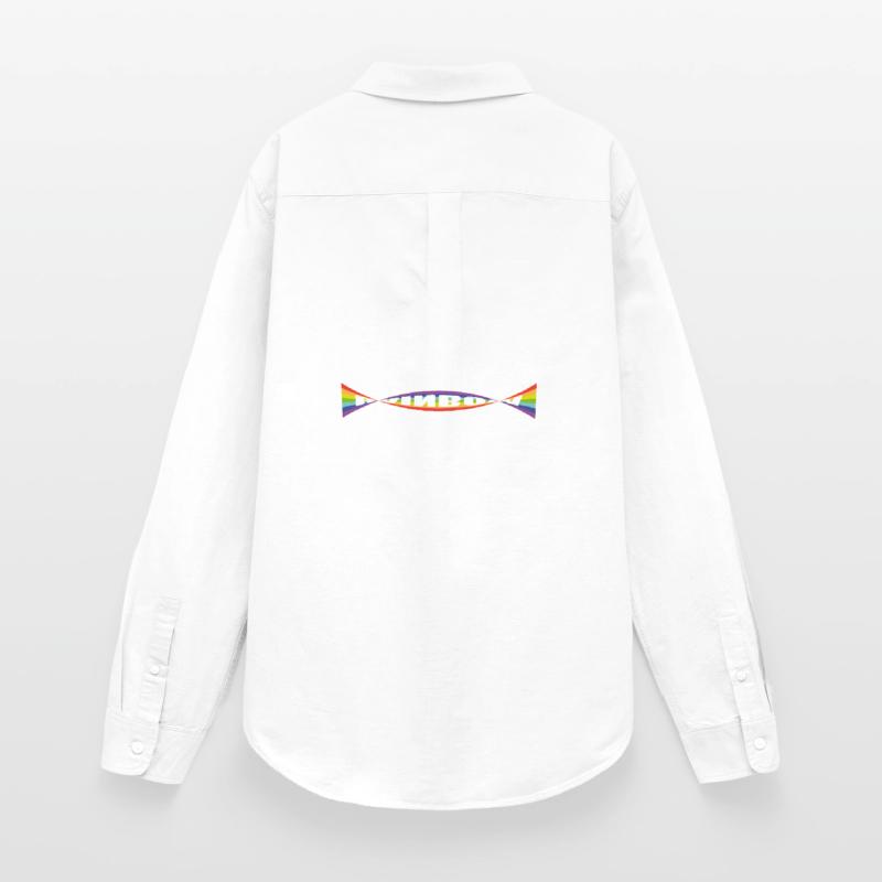 Rainbow flag Variation Women's Oxford Shirt