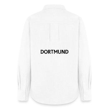 Dortmund - Frauen Oxford Hemd - Weiß - Hinten - AI Model Female 172 light (172cm)