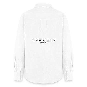 Coordonnées Seefeld Kreis 8 à Zürich - Chemise Oxford Femme - blanc - Dos - AI Model Female 172 light (172cm)
