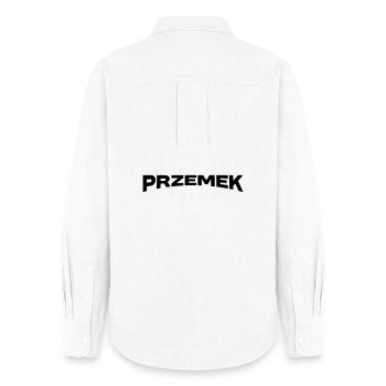 Przemek Name Gift - Women's Oxford Shirt - white - Back - AI Model Female 172 light (172cm)