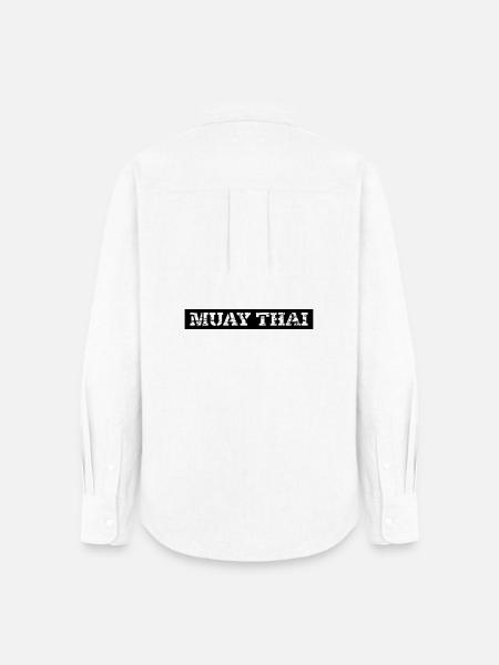 Muay Thai - Frauen Oxford Hemd - Weiß