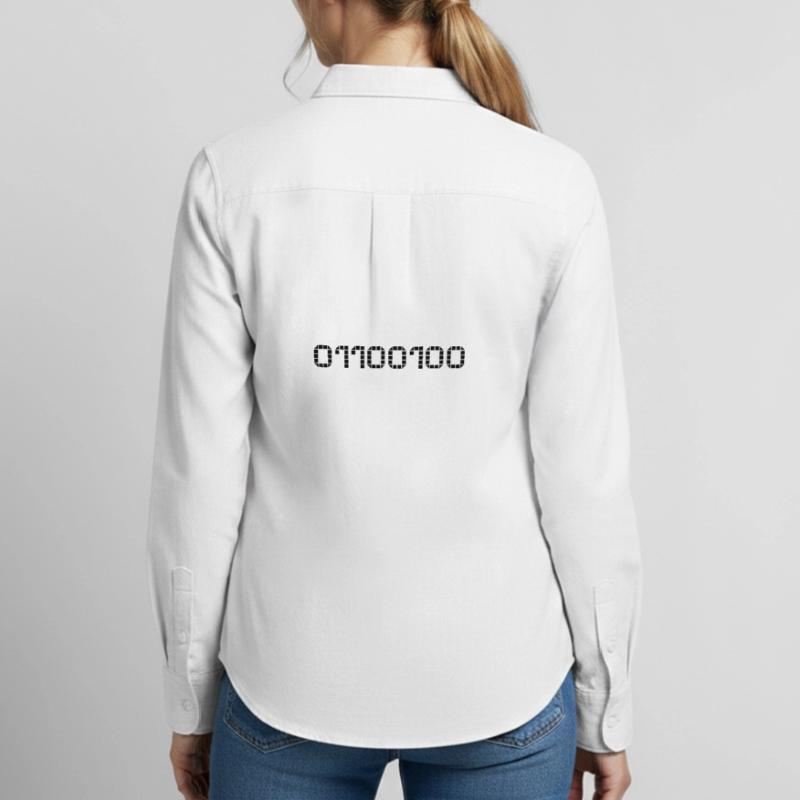 Binary notation - 100 Women's Oxford Shirt