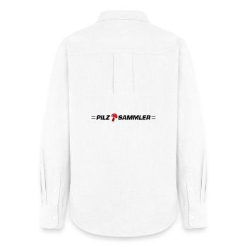 Pilz Sammler - Frauen Oxford Hemd - Weiß - Hinten - AI Model Female 172 light (172cm)