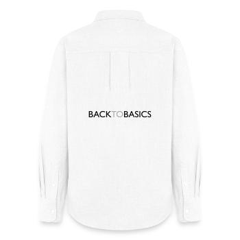 14 Back to basics - Women's Oxford Shirt - white - Back - AI Model Female 172 light (172cm)