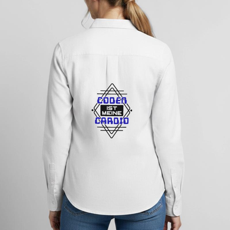 Softwareentwickler Developer Cooler Spruch Coden Frauen Oxford Hemd