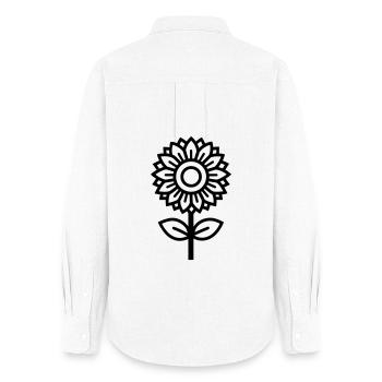 sunflower - Women's Oxford Shirt - white - Back - AI Model Female 172 light (172cm)