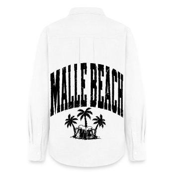 Malle 2026 Malle Beach Party Edition - Women's Oxford Shirt - white - Back - AI Model Female 172 light (172cm)