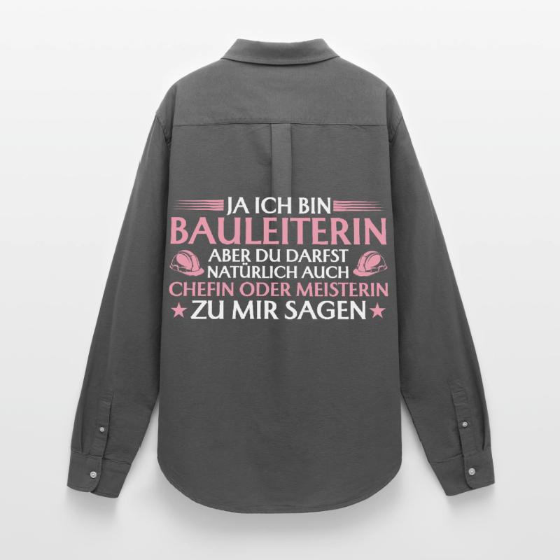 Chef de construction ou maître constructeur - Constructeur Chemise Oxford Femme