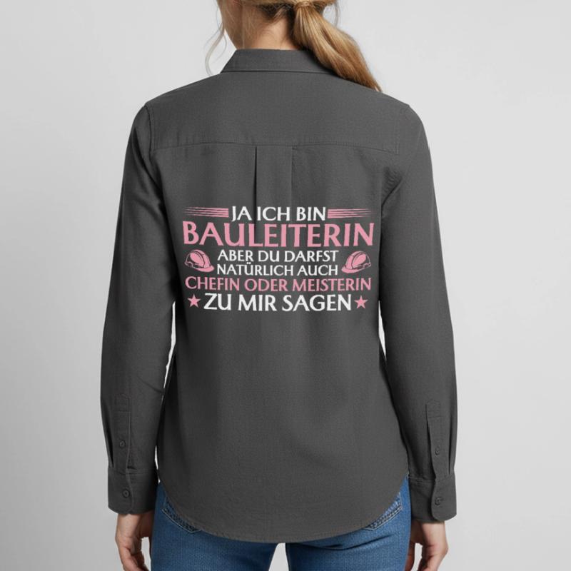 Chef de construction ou maître constructeur - Constructeur Chemise Oxford Femme