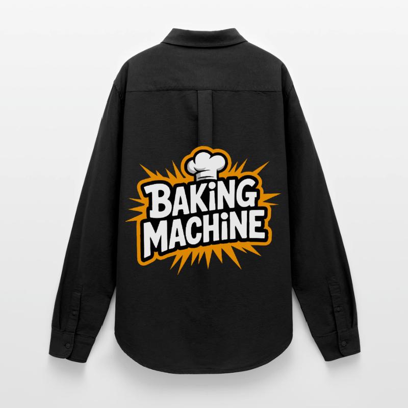 Baking Machine Fun Women's Oxford Shirt