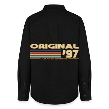 1997 - Women's Oxford Shirt - black - Back - AI Model Female 172 light (172cm)
