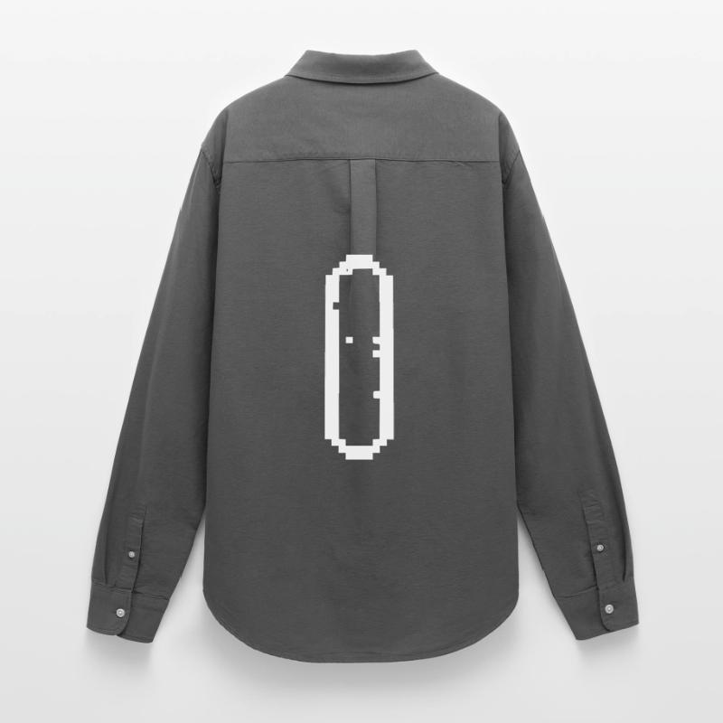 Rod Bacterium Pixel Icon Women's Oxford Shirt