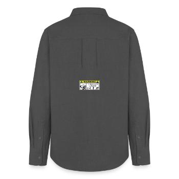 Turbo Race Warning - Women's Oxford Shirt - anthracite - Back - AI Model Female 172 light (172cm)