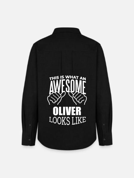 Oliver Oliver Oliver - Frauen Oxford Hemd - Schwarz
