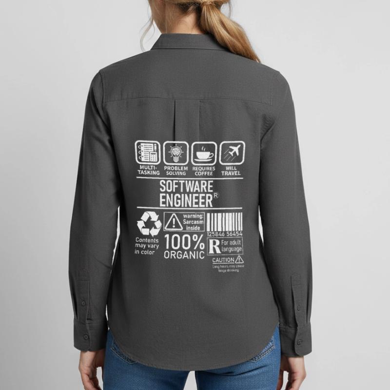 Software Engineer multi tasking problem solving Frauen Oxford Hemd