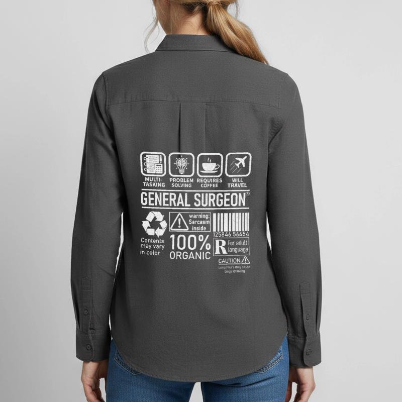 General Surgeon multi tasking problem solving Frauen Oxford Hemd