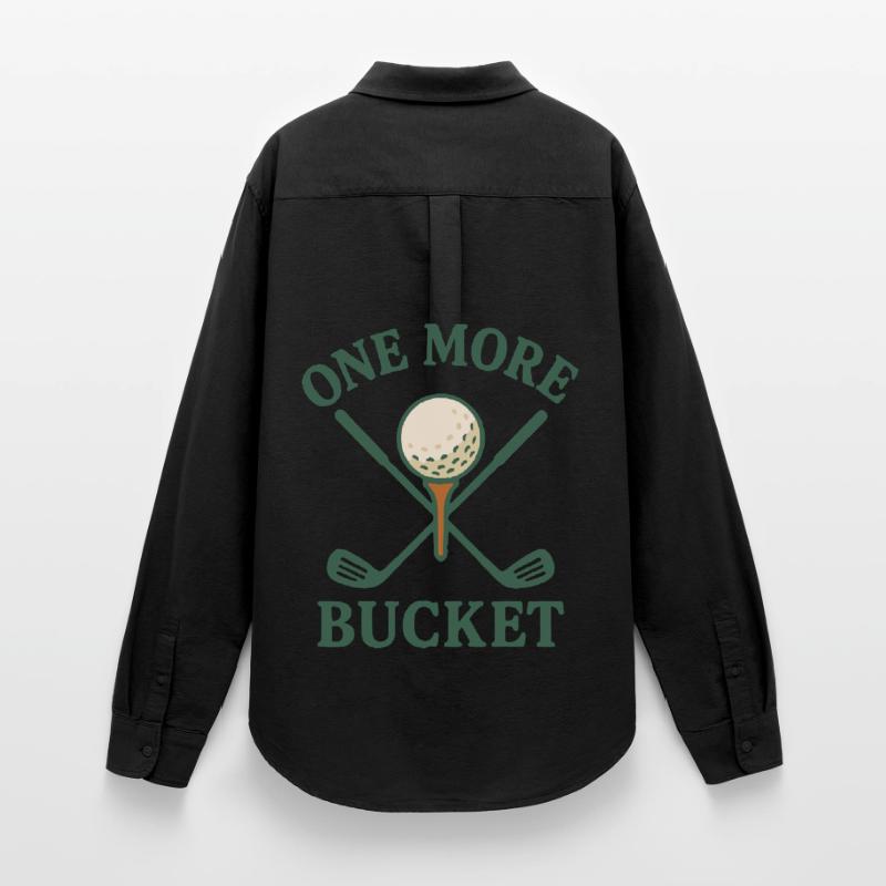 Ein weiterer Eimer Golfschläger Fun Design Frauen Oxford Hemd