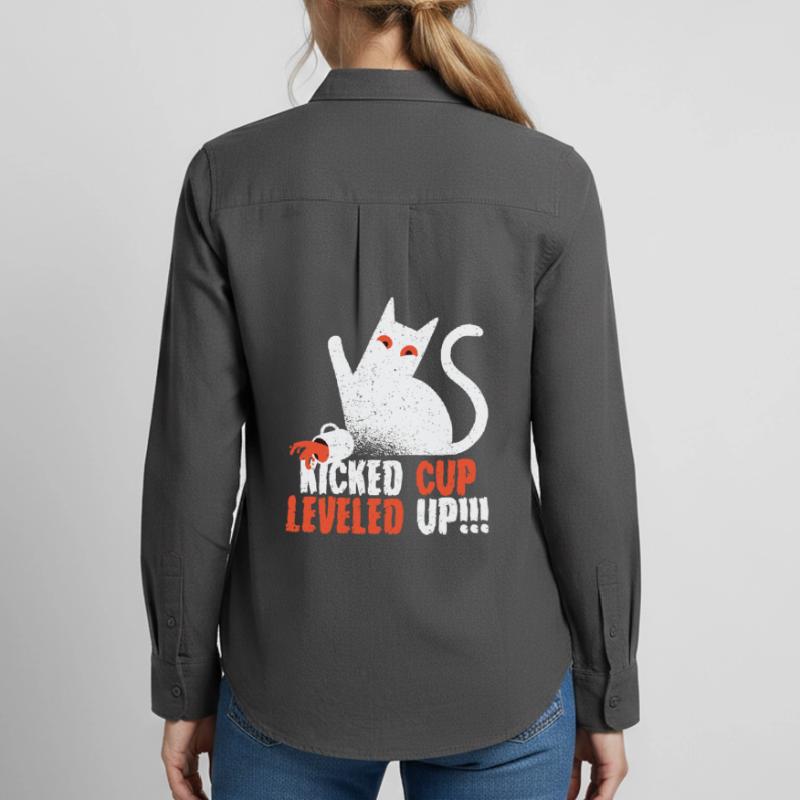 Coffee withdrawal decaffeinated ex-coffee drinker Women's Oxford Shirt