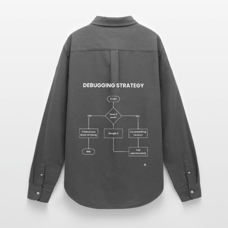 Debugging Strategy Flowchart - Does It Work Gift Women's Oxford Shirt