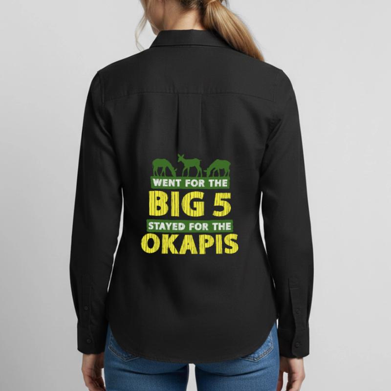 Okapi Animal Women's Oxford Shirt