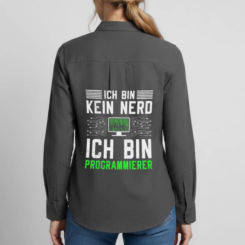 Computer I'M NOT A NERD I'M A PROGRAMMER Women's Oxford Shirt