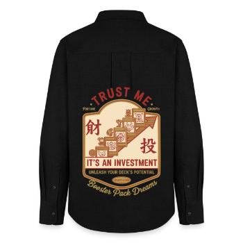 Trust Me Its An Investment Booster Pack Dreams - Women's Oxford Shirt - black - Back - AI Model Female 172 light (172cm)