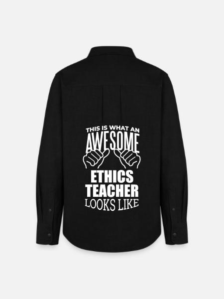 Ethik Ethik Ethik - Frauen Oxford Hemd - Schwarz
