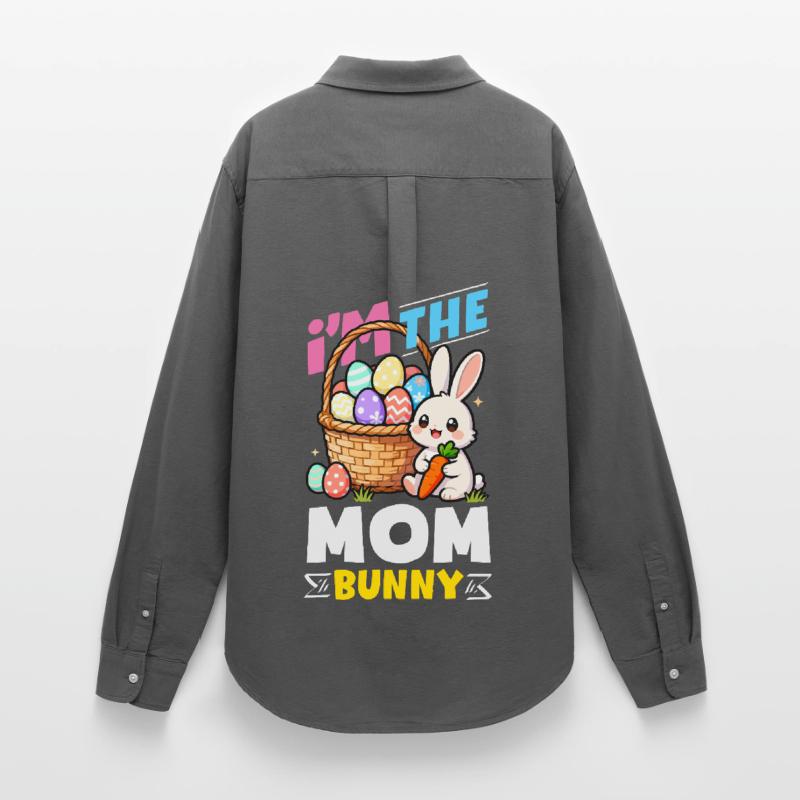 Happy Easter Sweet Easter Bunny Egg Hunt Easter Eggs Women's Oxford Shirt