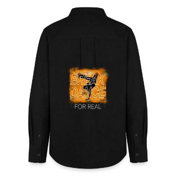 Breakdance - Women's Oxford Shirt - black - Back - AI Model Female 172 light (172cm)