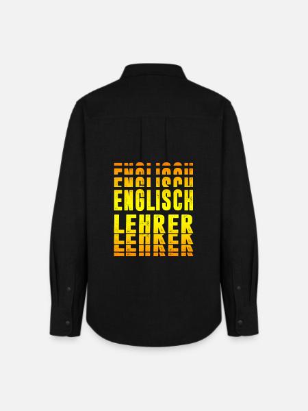 Englisch Lehrer Design - Frauen Oxford Hemd - Schwarz