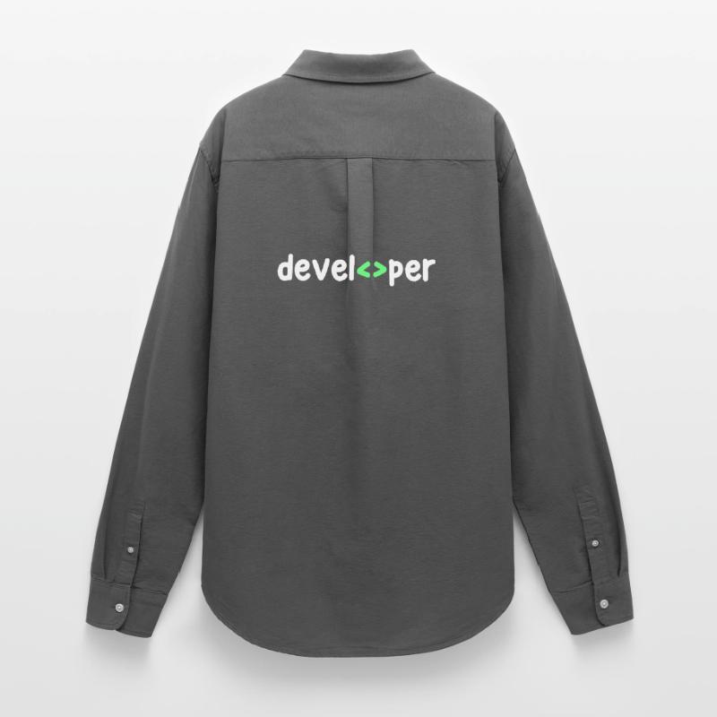 Developer Code Skripting Debug Informatik Geek Frauen Oxford Hemd