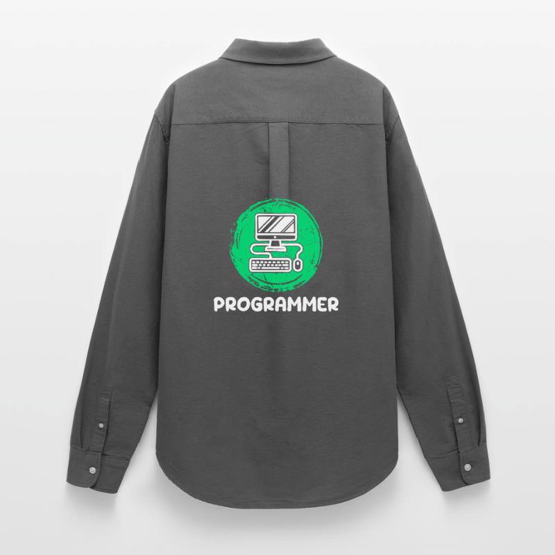 Computer Developer Programmer Computer Geek Women's Oxford Shirt