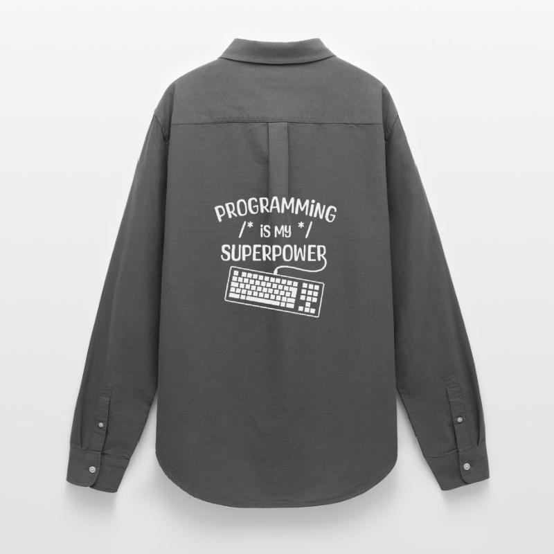 Computerfreak Developer Statement Coding Computer Science Women's Oxford Shirt