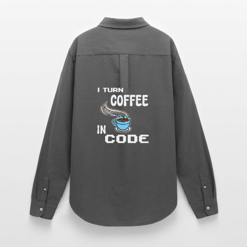 Developer Computerfreak Statement Programmierer Frauen Oxford Hemd