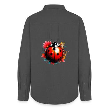 Ladybird - Women's Oxford Shirt - anthracite - Back - AI Model Female 172 light (172cm)