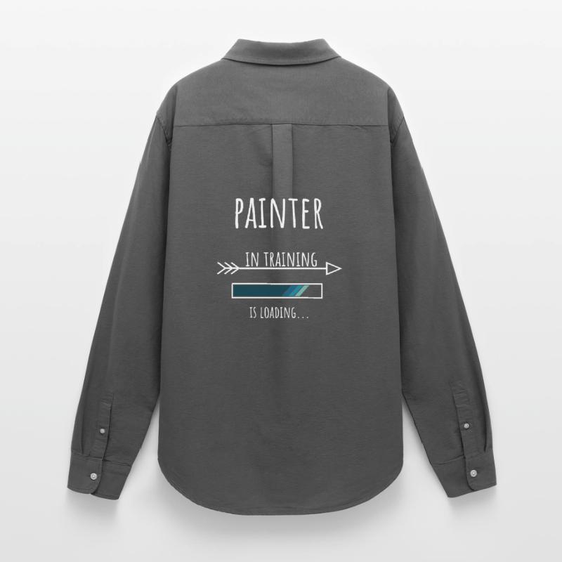 Painter Gift Profession Training Painter Women's Oxford Shirt