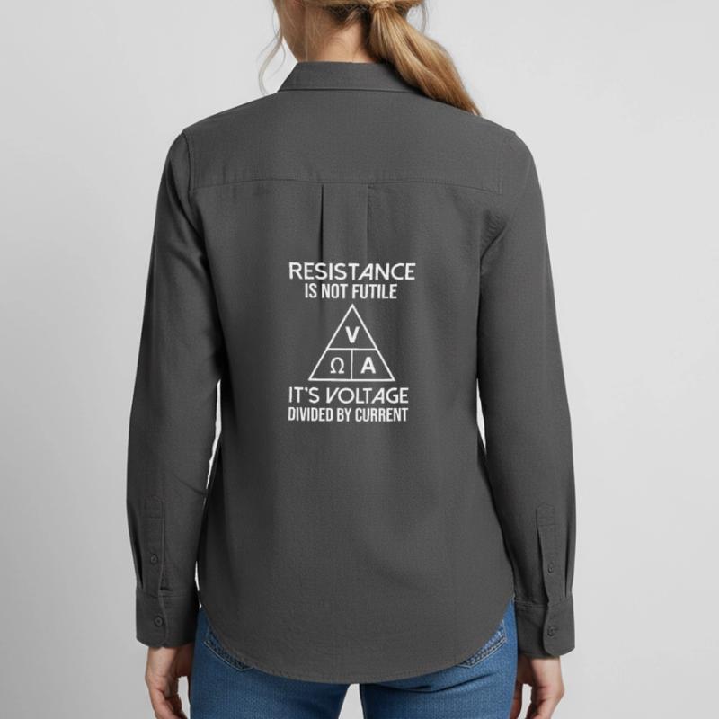Physics Physicist Physics Student Physics Teacher Women's Oxford Shirt
