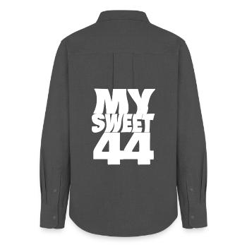 Sweet 44 - Women's Oxford Shirt - anthracite - Back - AI Model Female 172 light (172cm)
