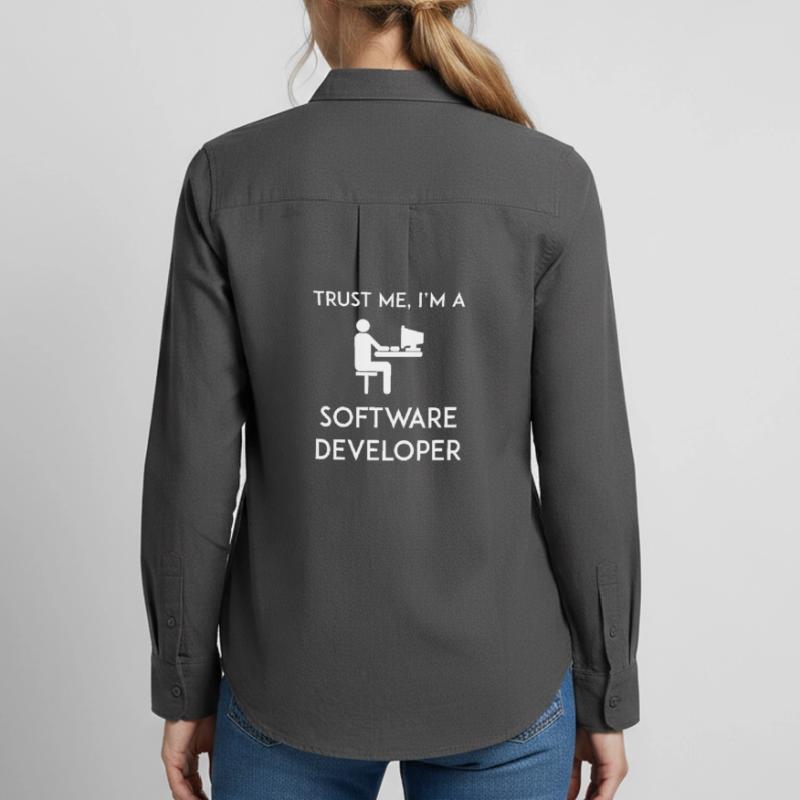 Trust Me I'm a Software Developer Women's Oxford Shirt