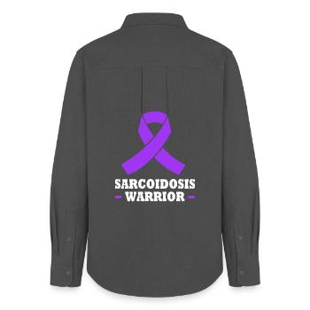 Sarcoidosis - Women's Oxford Shirt - anthracite - Back - AI Model Female 172 light (172cm)