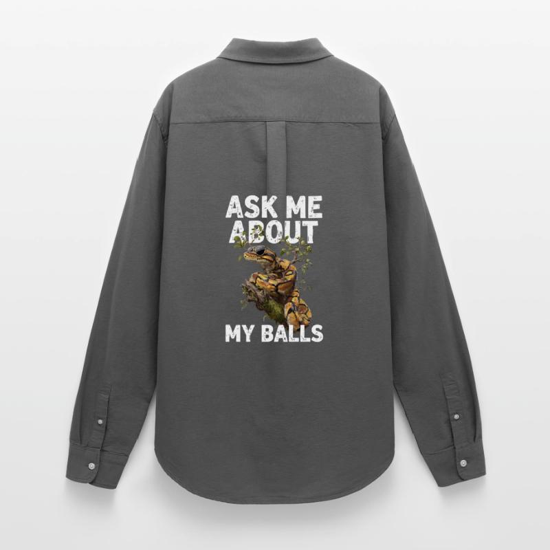 Python roi Serpents Amateurs de terrarium Python Chemise Oxford Femme