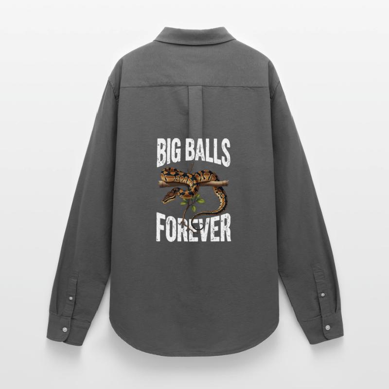 King Python Snakes Lover Terrarium Python Women's Oxford Shirt