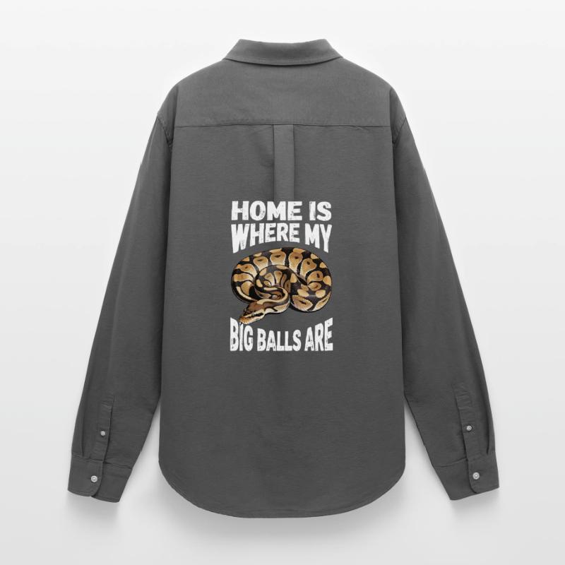 Python roi Serpents Amateurs de terrarium Python Chemise Oxford Femme