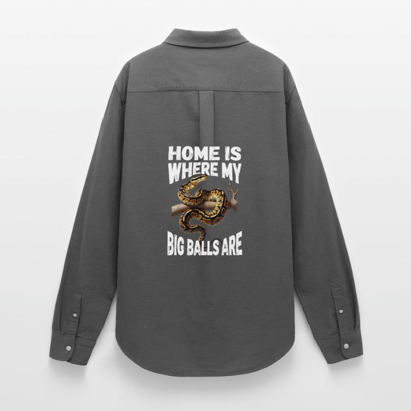 Python roi Serpents Amateurs de terrarium Python Chemise Oxford Femme