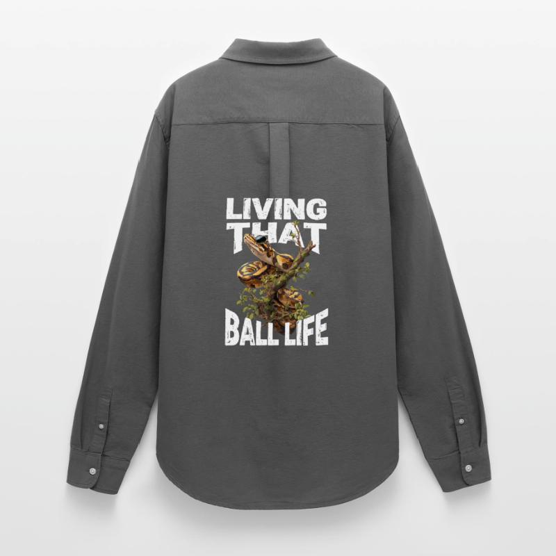 Python roi Serpents Amateurs de terrarium Python Chemise Oxford Femme