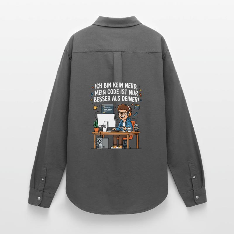 Coder Humor Programmierer Spruch Frauen Oxford Hemd