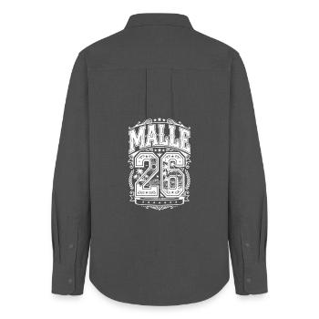 Malle 26 Jersey 2026 - Women's Oxford Shirt - anthracite - Back - AI Model Female 172 light (172cm)