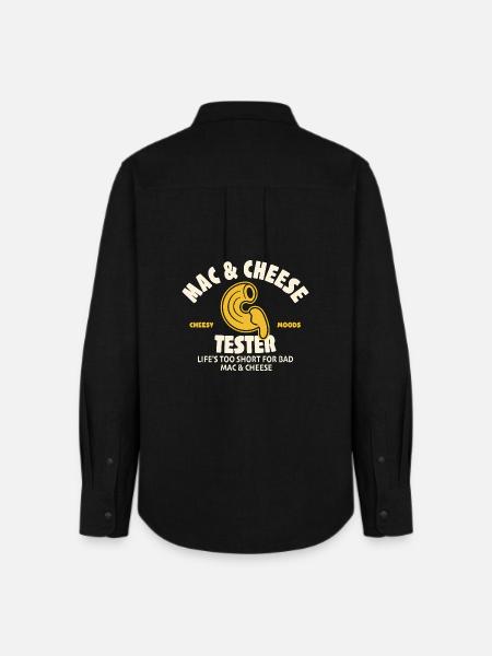 Mac & Cheese Tester - Frauen Oxford Hemd - Schwarz