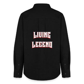 Living Legend - Women's Oxford Shirt - black - Back - AI Model Female 172 light (172cm)